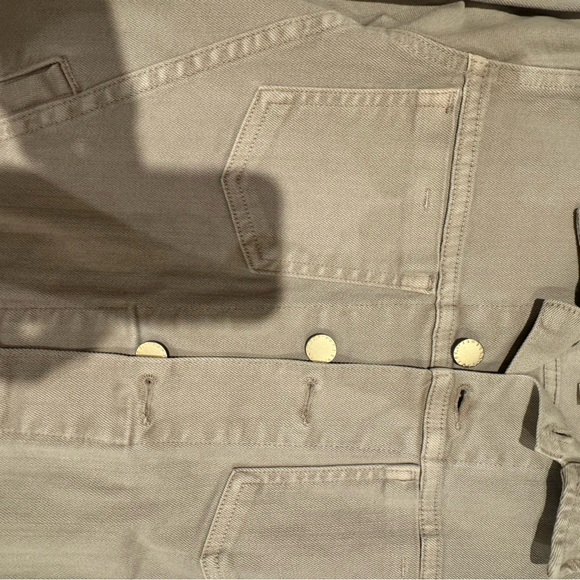 L’agence Beige Denim Jacket - Picture 2 of 5